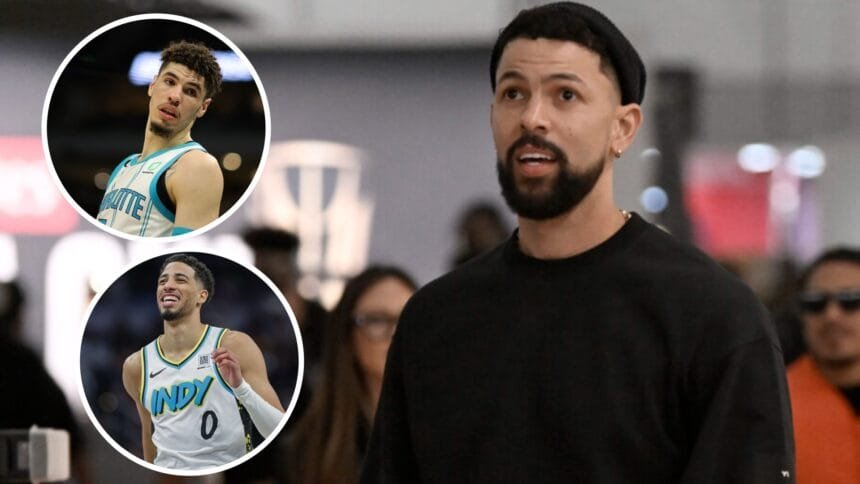 Austin Rivers said to his lamello ball on Ty Halliburton Cole: "Let's make this clear..."