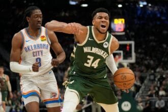 Bill Simmons says the Milwaukee Bucks must request one player from OKC in Giannis Antetocompo trade