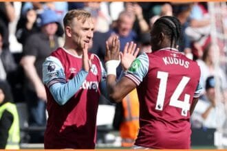 Jarrod Bowen and Mohamed Kudus