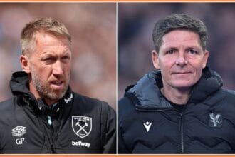 Graham Potter and Oliver Glasner