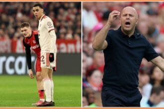 Florian Wirtz, Jamal Musiala, and Arne Slot