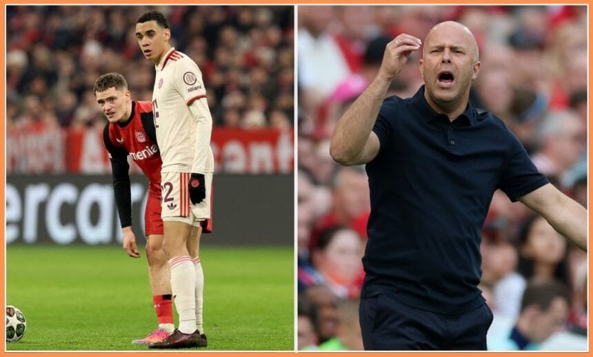 Florian Wirtz, Jamal Musiala, and Arne Slot