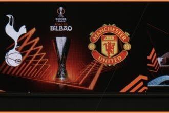 Tottenham vs Manchester United Europa League final inside the stadium