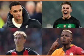 Trent Alexander-Arnold, Viktor Gyokeres, Dean Huijsen and Victor Osimhen