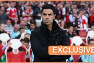Arsenal manager Mikel Arteta