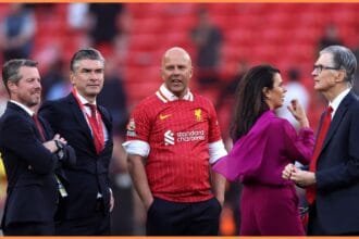 Liverpool manager Arne Slot