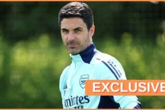 Arsenal manager Mikel Arteta