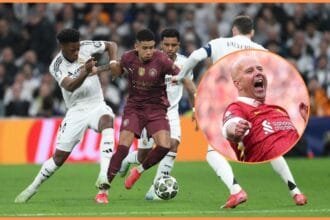 Rodrygo Goes and Arne Slot