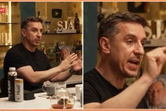 Gary Neville during The Overlap