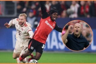 Jeremie Frimpong and Arne Slot