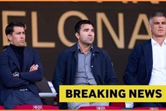 Barcelona director Deo, plus yellow