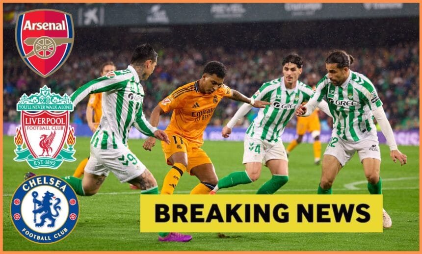 Rodrygo Goes in action for Real Madrid against Real Betis