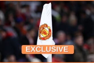 Manchester United corner flag