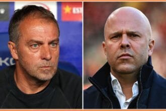 Hansi Flick and Arne Slot