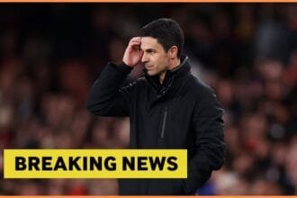 Arsenal manager Mikel Arteta