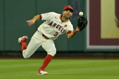 Dodgers' Chris Taylor gets excited to be with the angels and proves people wrong