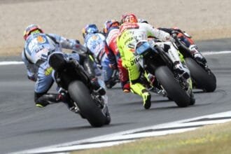Ducatis took "a lot of punches" at the UK MotoGP