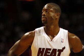 Dwyane Wade was seduced to join one team instead of the Miami Heat, and he tried out a jersey in the mirror