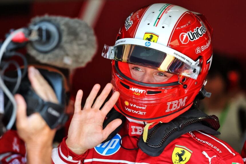 "He needs a new challenge," said Charles Leclerc to win his first F1 title.