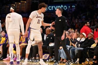 JJ Redick gives the Lakers a defensive "trade-off" answer to not playing at center.