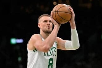 Kristaps Porzingis Celtics pic