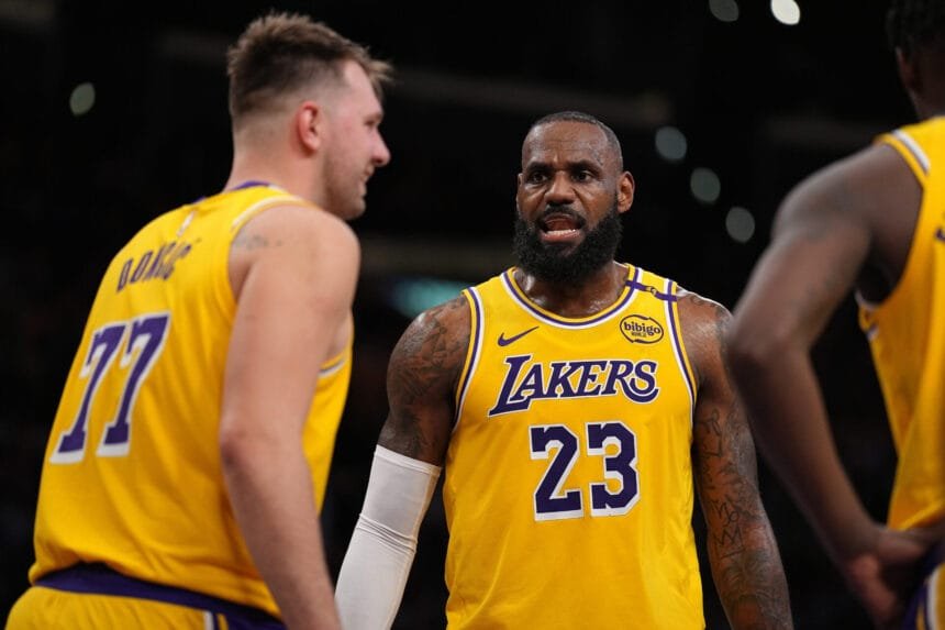 LeBron James appears to be refusing to help the Lakers build around Luka Donsic as the $105 million deal is revealed