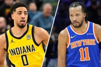 Logan Paul sends a three-word message to Tyrese Haliburton over a WWE feud with Jalen Brunson ahead of the Eastern Conference Finals