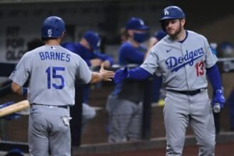Dodgers' Max Muncy opens at "tough" Austin Burns DFA
