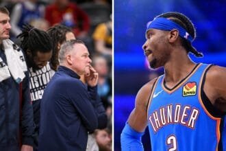 Michael Malone digs Nikola Jokic at "He's MVP" points on Shay Gilgauss Alexander on ESPN debut