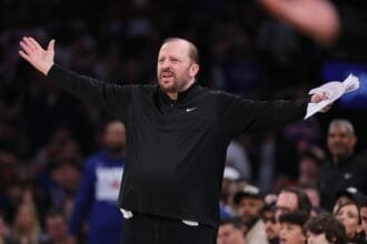 NBA fans claim Tom Thibodeau showed "why he's a bad coach" despite the New York Knicks' blown victory vs. Boston Celtics