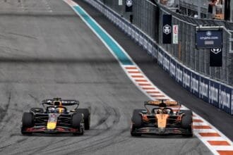 Red Bull "Surprised" Max Verstappen was able to hold back McLarens in Miami