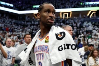 Shy Gilgaus Alexander said he "literally saved the NBA" after a 40-point match in the Western Conference Finals