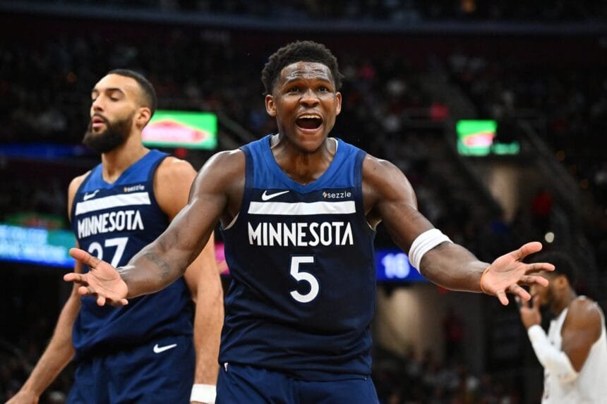 Stephen A. Smith has one serious question to Anthony Edwards after his "unforgivable" post-match comments