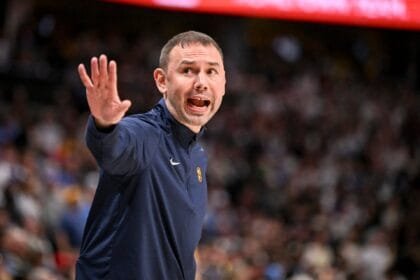 The $32 million Denver Nuggets star played in just 25 minutes in the playoffs, David Adelman should have used him better