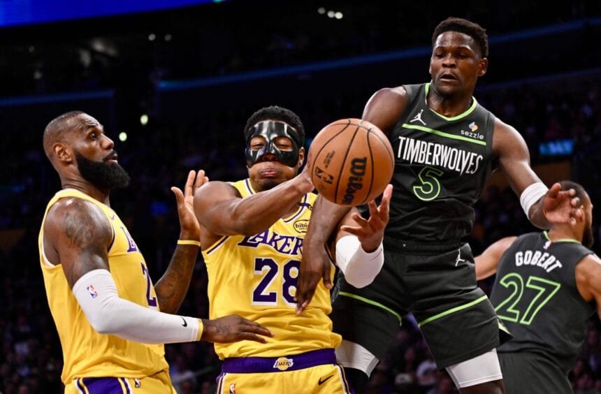 The Minnesota Timberwolves use their message to mimic the Lekers and film Shannon Sharp after victory