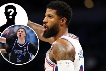 The Philadelphia 76ers can draft a sense of "raw talent" Paul George believes he has a "higher reverse" than Cooper Flag
