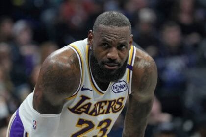 The expected first-round NBA draft pick says LeBron James is the best player of all time, "I'm..."