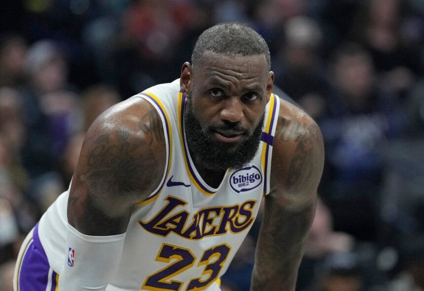 The expected first-round NBA draft pick says LeBron James is the best player of all time, "I'm..."