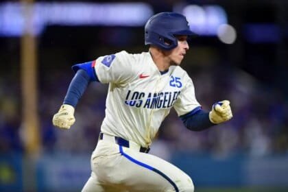 Dodgers' Tommy Edman has an ankle injury so hopes he'll return to the lineup on Friday