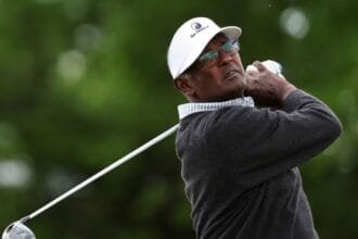 Vijay Singh rocked the early Bogeys and tied them together with an advanced PGA