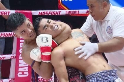 Watch - Referee Stands By as Myanmar Boxer is Brutally Choked Unconscious in Mixed-Rules Fight