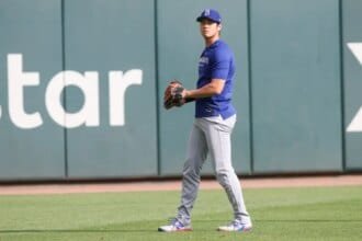 shohei ohtani touches 97 mph in his first live BP session with the Dodgers