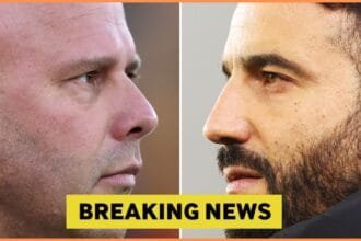 Arne Slot and Ruben Amorim