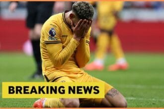 Matheus Cunha has won the season-ending award by his Wolves teammate