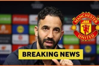 Man United manager Ruben Amorim