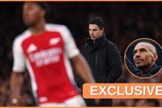 Mikel Arteta and Stan Collymore