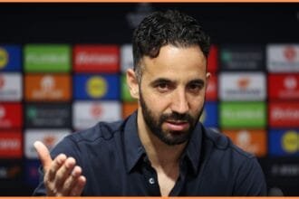 Man United manager Ruben Amorim