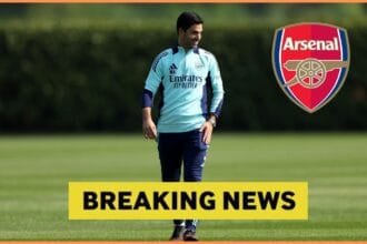 Arsenal manager Mikel Arteta