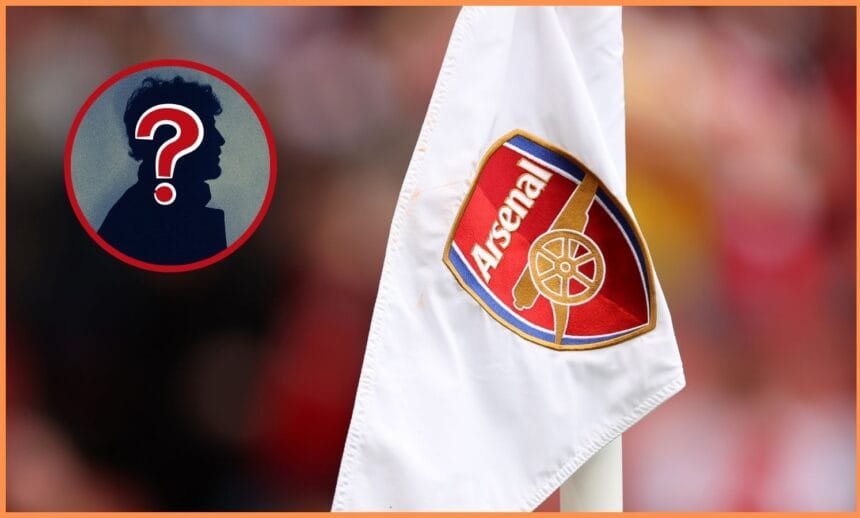 Arsenal logo at the Emirates Stadium