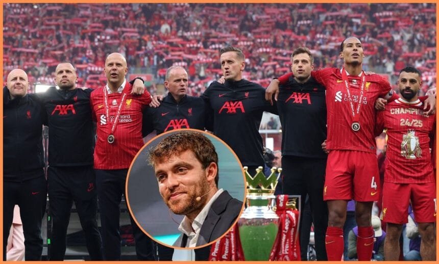 Arne Slot, Liverpool players, and Fabrizio Romano